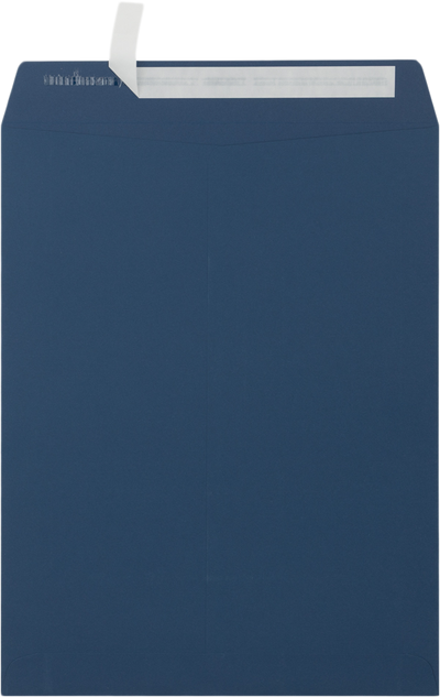 Navy Blue 32lb 10 x 13 Open End Envelopes with Peel & Seal