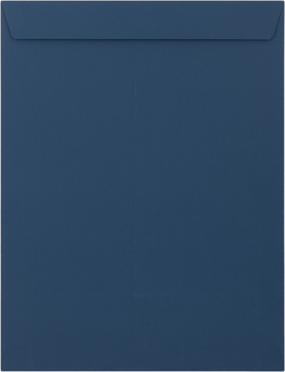 Navy Blue 32lb 10 x 13 Open End Envelopes with Peel & Seal