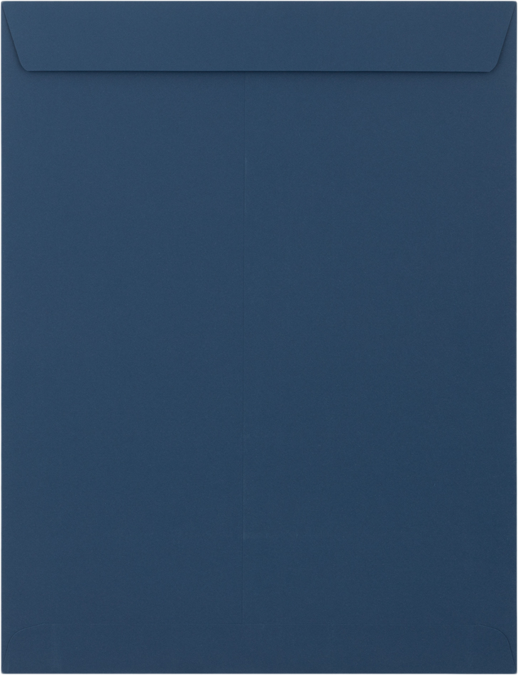 Navy Blue 32lb 10 x 13 Open End Envelopes with Peel & Seal