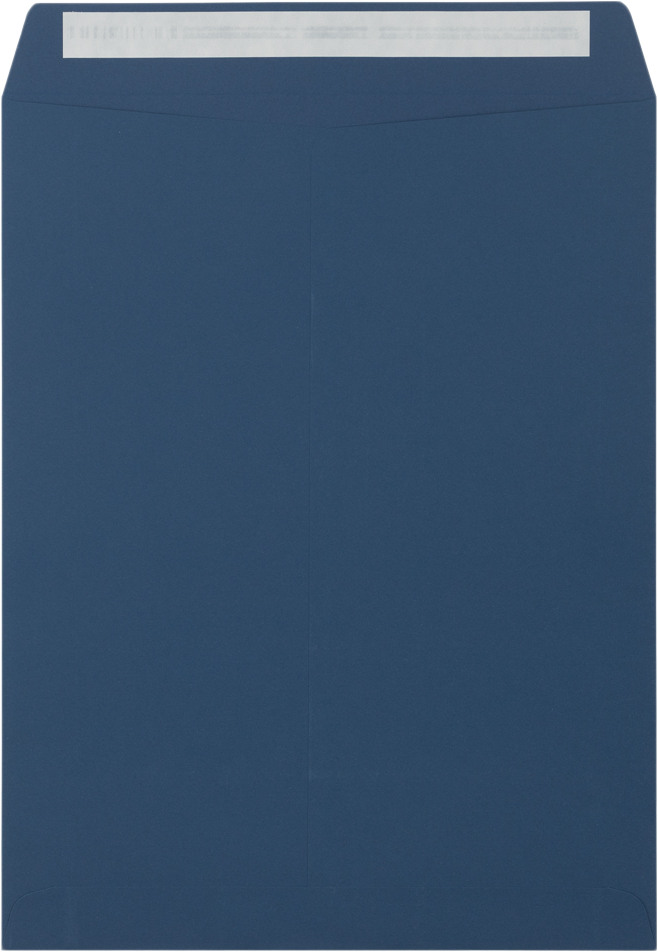 Navy Blue 32lb 10 x 13 Open End Envelopes with Peel & Seal