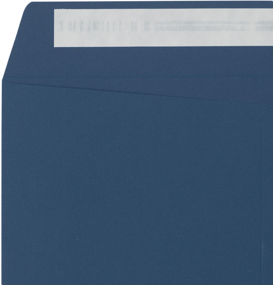 Navy Blue 32lb 10 x 13 Open End Envelopes with Peel & Seal
