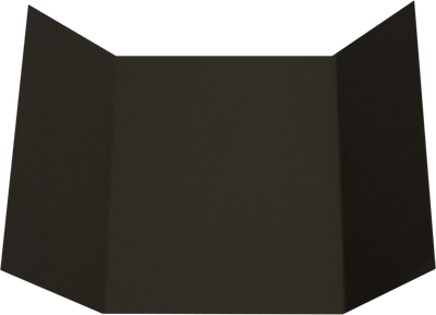 Smooth Midnight Black A7 Gatefold Invitations (5 x 7)
