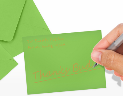 Lime Green 32lb #17 Mini Envelopes (2 11/16 x 3 11/16)