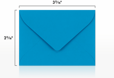 Pool Blue 32lb #17 Mini Envelopes (2 11/16 x 3 11/16)
