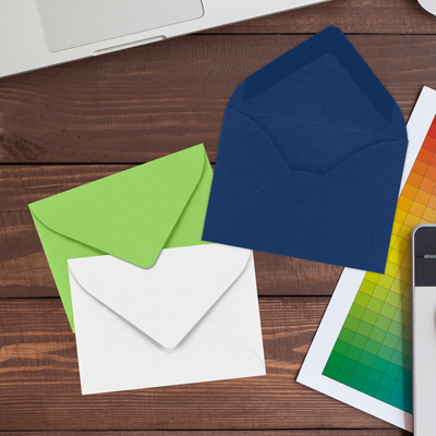 Navy Blue 32lb #17 Mini Envelopes (2 11/16 x 3 11/16)