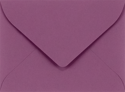 Vintage Plum Purple 32lb #17 Mini Envelopes (2 11/16 x 3 11/16)