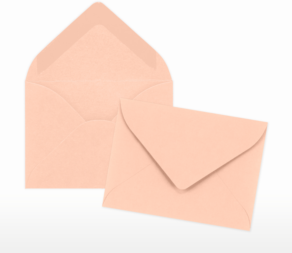 Blush Pink 32lb #17 Mini Envelopes (2 11/16 x 3 11/16)