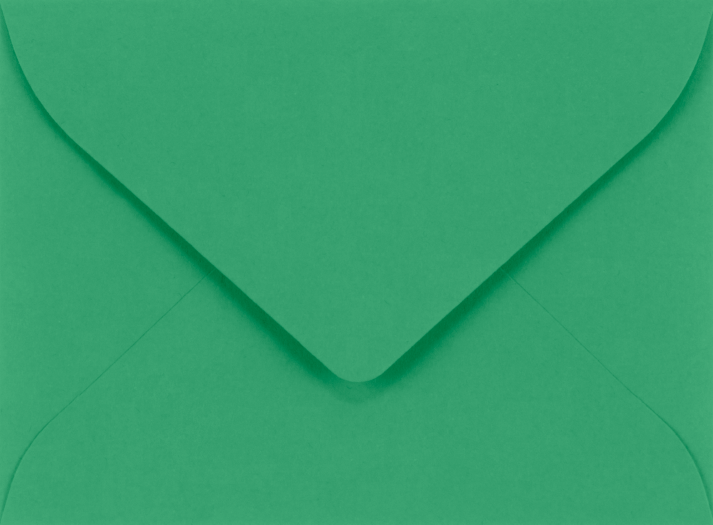 Holiday Green 32lb #17 Mini Envelopes (2 11/16 x 3 11/16)