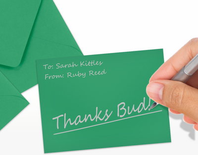 Holiday Green 32lb #17 Mini Envelopes (2 11/16 x 3 11/16)