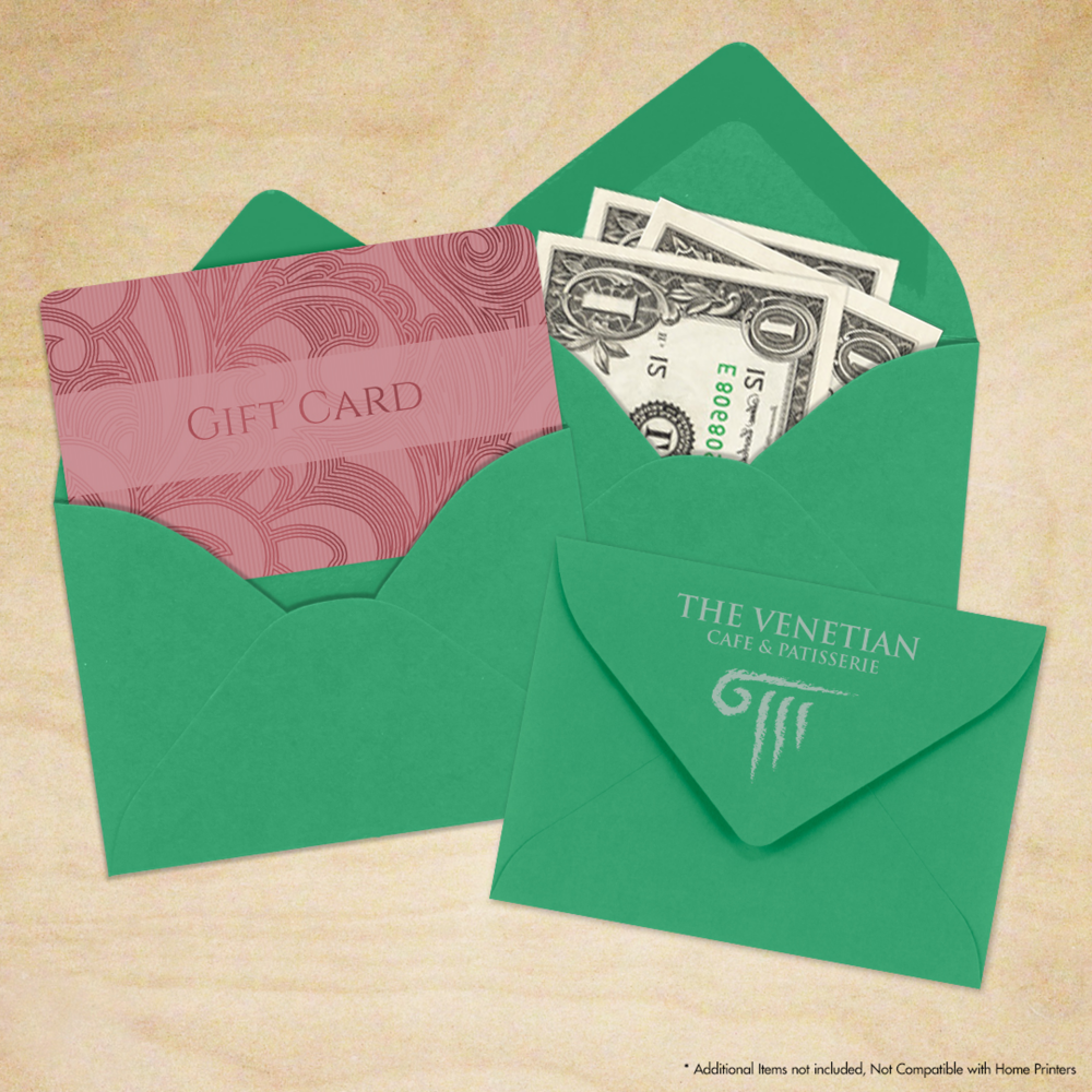 Holiday Green 32lb #17 Mini Envelopes (2 11/16 x 3 11/16)