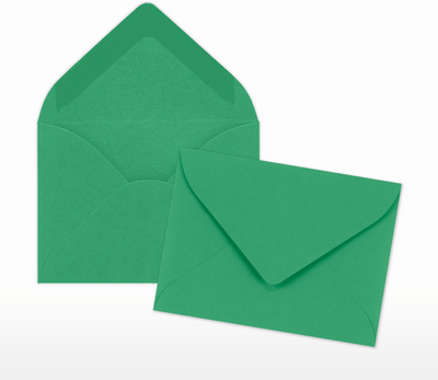 Holiday Green 32lb #17 Mini Envelopes (2 11/16 x 3 11/16)