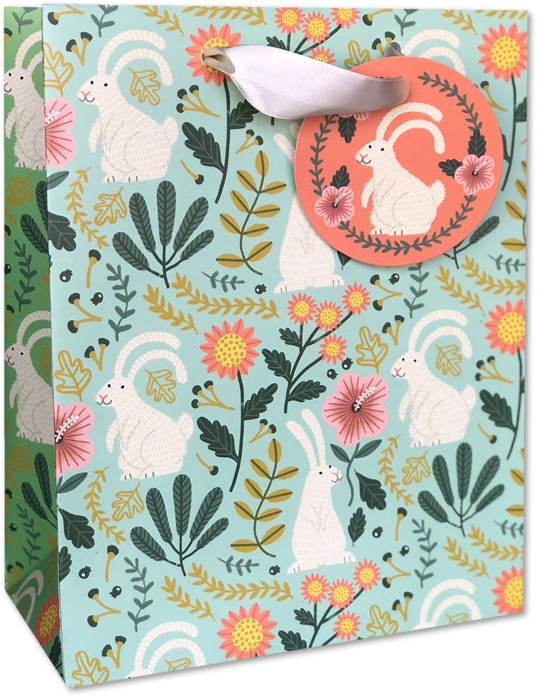 Bunny Rabbits Medium Gift Bags (10 x 8 x 4)