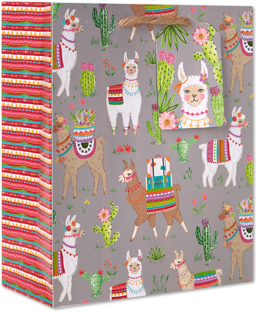 Dolly Llama Medium Gift Bags (10 x 8 x 4)