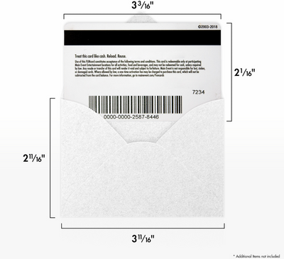 Crystal White Metallic 32lb #17 Mini Envelopes (2 11/16 x 3 11/16)