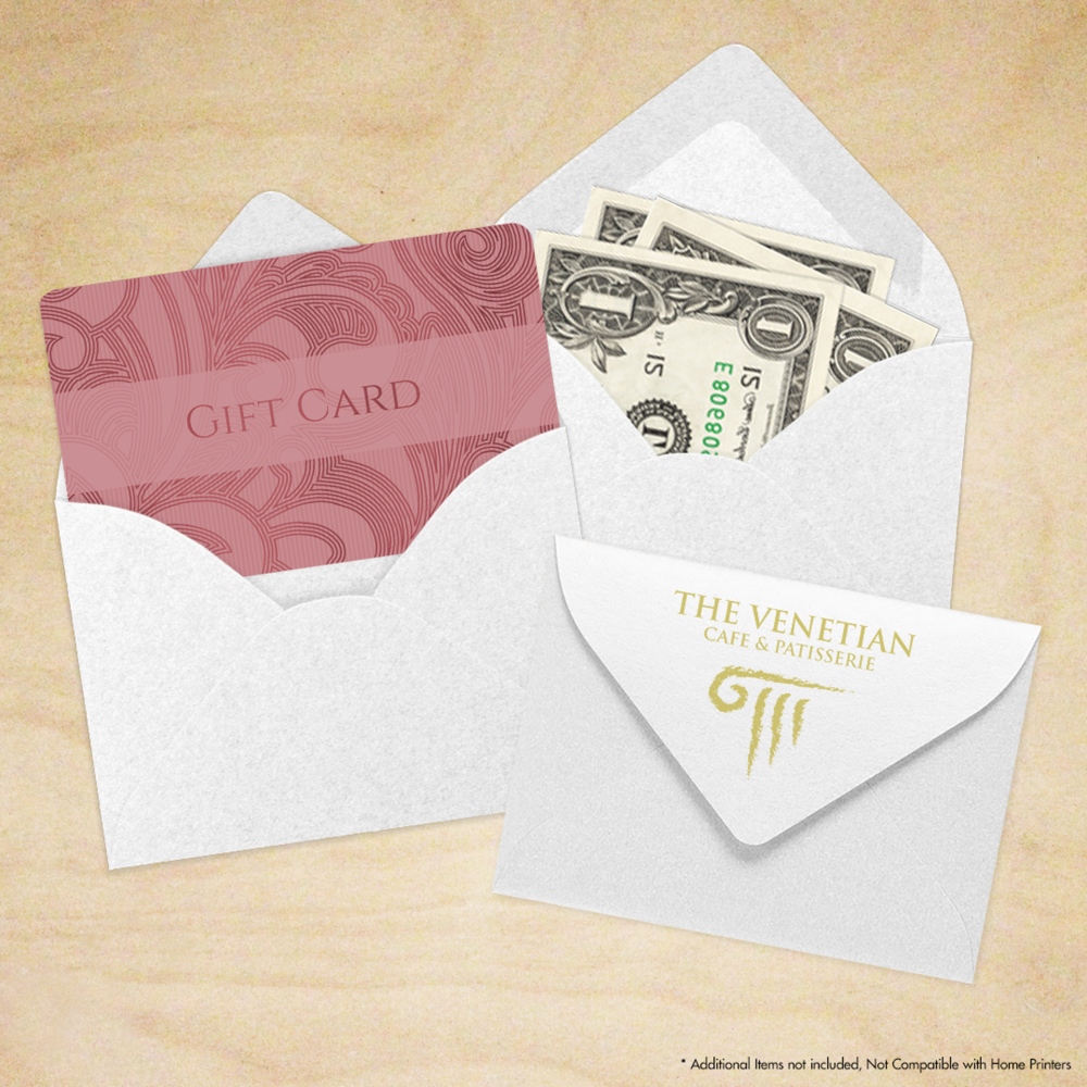 Crystal White Metallic 32lb #17 Mini Envelopes (2 11/16 x 3 11/16)
