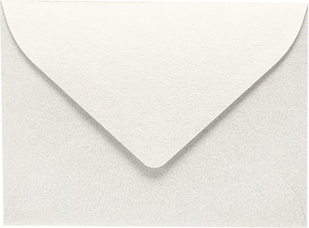 White Quartz Metallic 32lb #17 Mini Envelopes (2 11/16 x 3 11/16)
