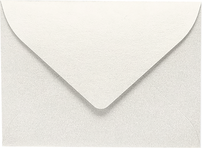 White Quartz Metallic 32lb #17 Mini Envelopes (2 11/16 x 3 11/16)