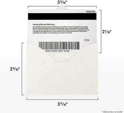 White Quartz Metallic 32lb #17 Mini Envelopes (2 11/16 x 3 11/16)