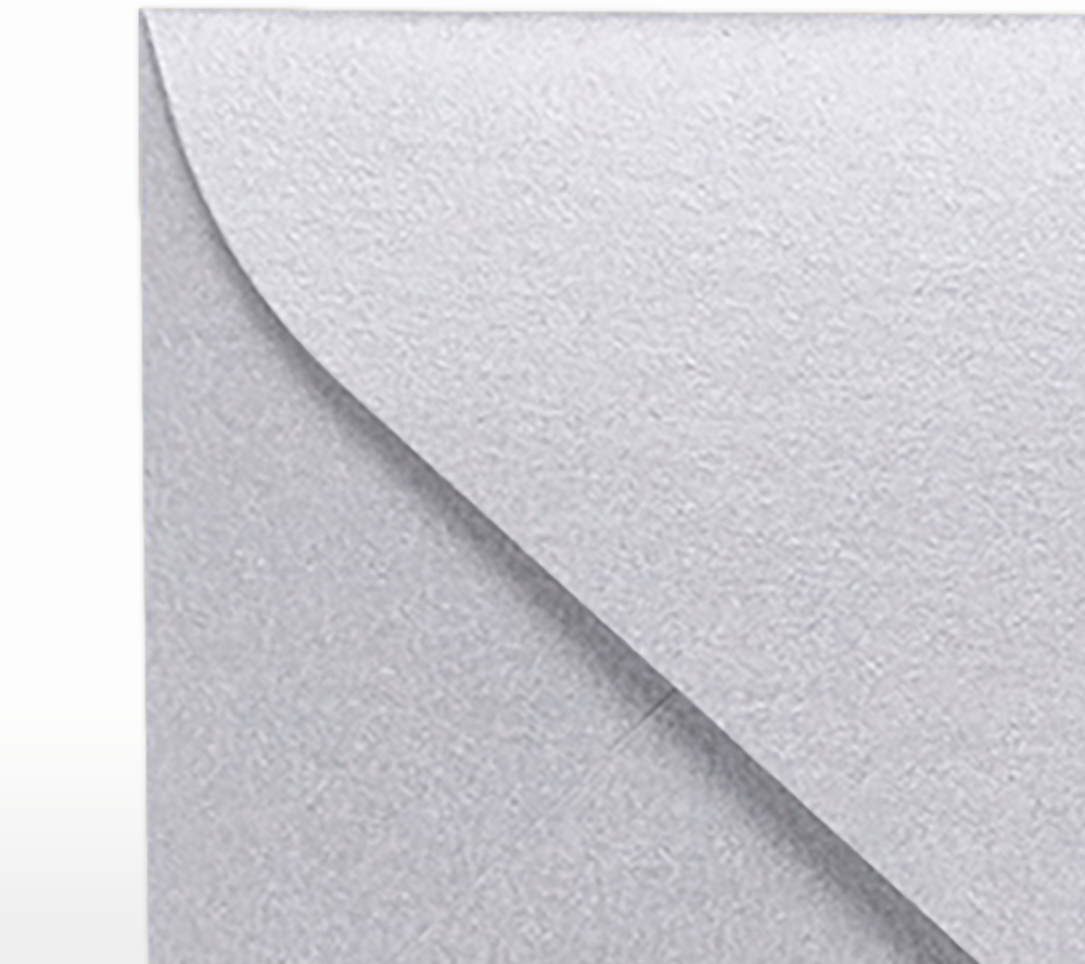Silver Metallic 32lb #17 Mini Envelopes (2 11/16 x 3 11/16)