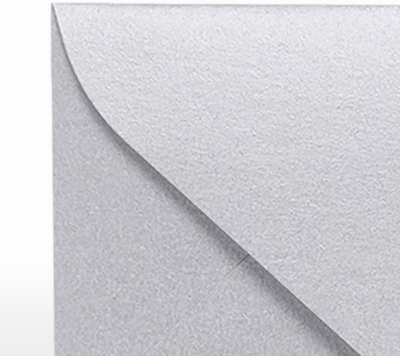 Silver Metallic 32lb #17 Mini Envelopes (2 11/16 x 3 11/16)