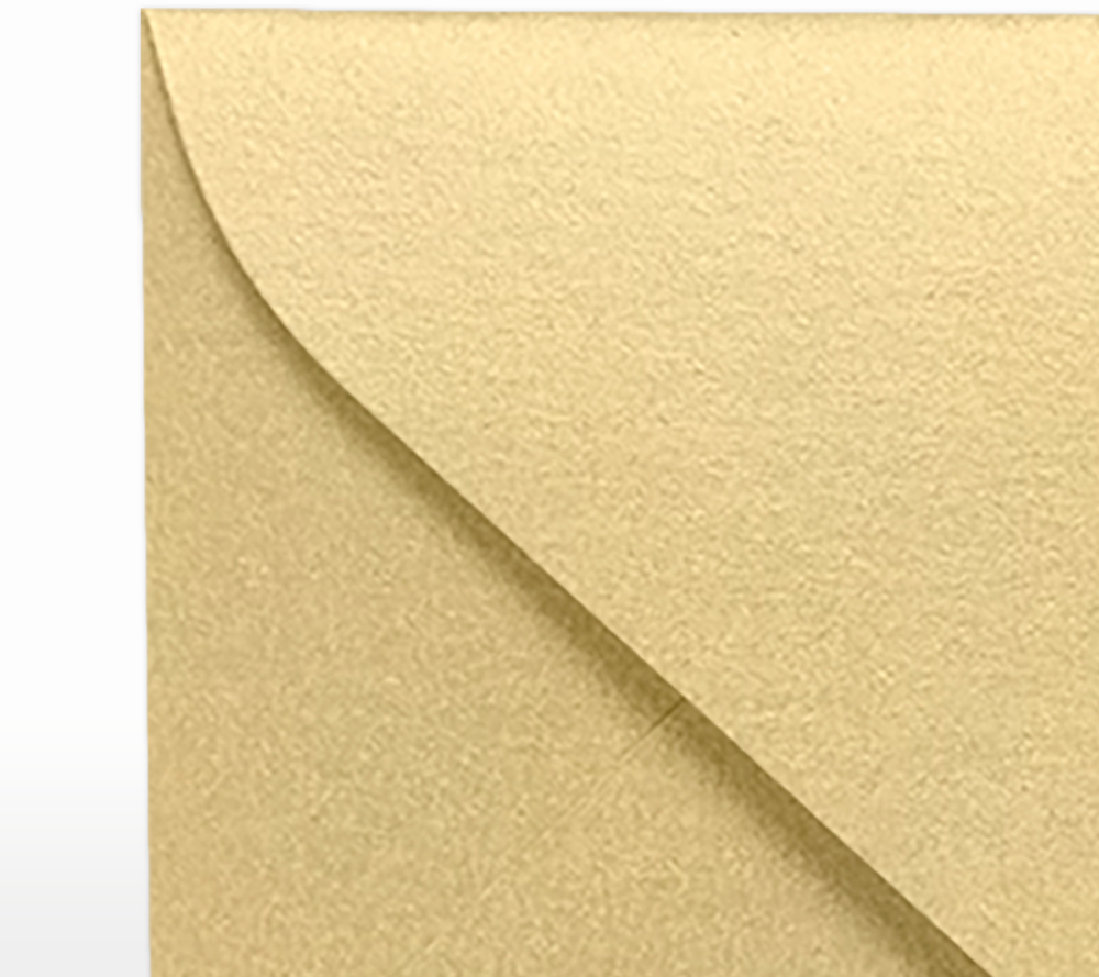 Light Gold Blonde Metallic 32lb #17 Mini Envelopes (2 11/16 x 3 11/16)