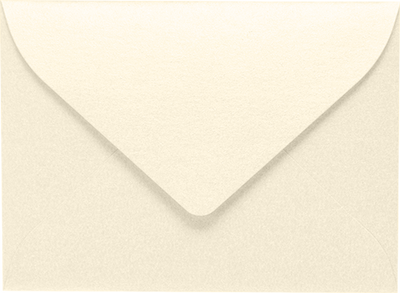 Champagne Ivory Metallic 32lb #17 Mini Envelopes (2 11/16 x 3 11/16)