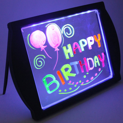 Black Glow Art Neon Drawing Board by Marvin's Magic