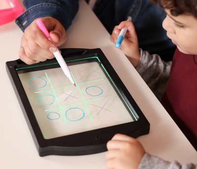 Black Glow Art Neon Drawing Board by Marvin's Magic