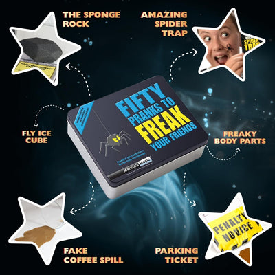 Fifty Pranks to Freak your Friends  by Marvin's Magic