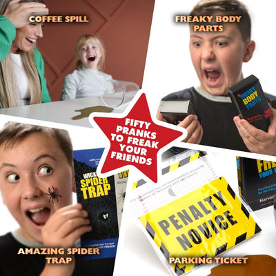 Fifty Pranks to Freak your Friends  by Marvin's Magic