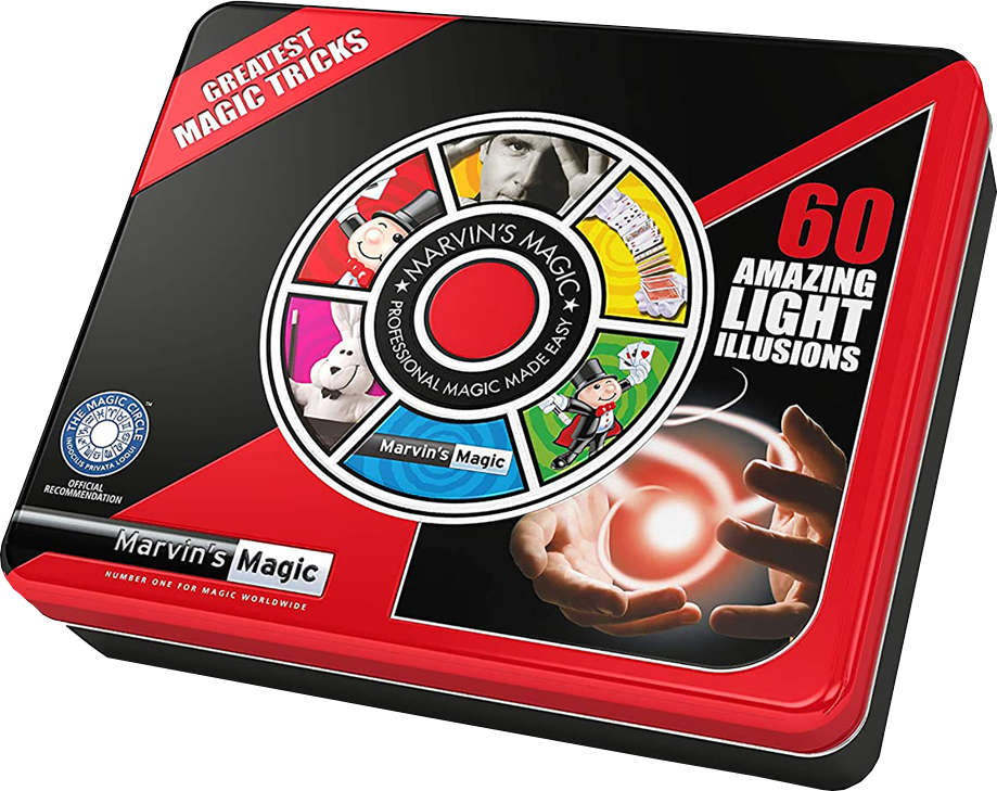 60 Amazing Light Illusions Kit by Marvin's Magic