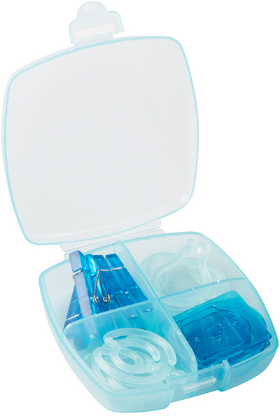 Blue Small Office Clip Box - 16 Pack