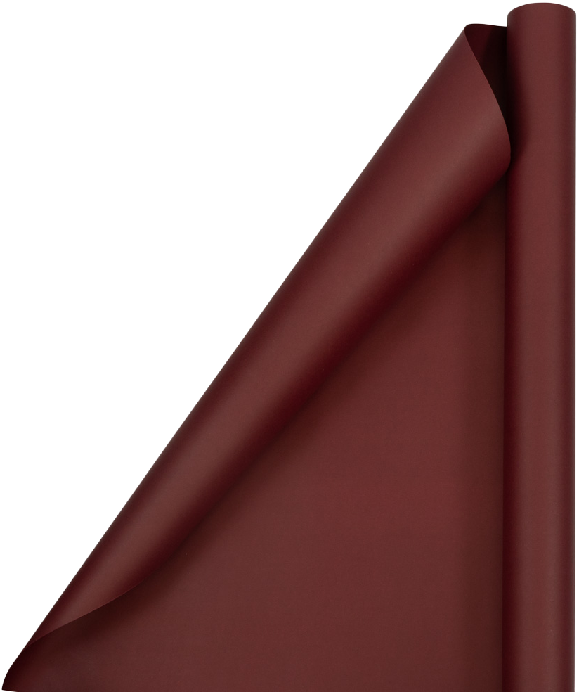Burgundy Red Matte Wrapping Paper Set (100 Sq Ft) - 4 Rolls