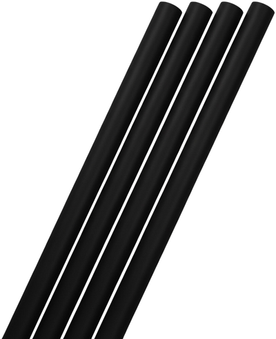 Black Matte Wrapping Paper Set (100 Sq Ft) - 4 Rolls