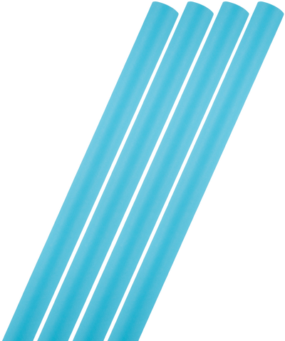 Blue Matte Wrapping Paper Set (100 Sq Ft) - 4 Rolls