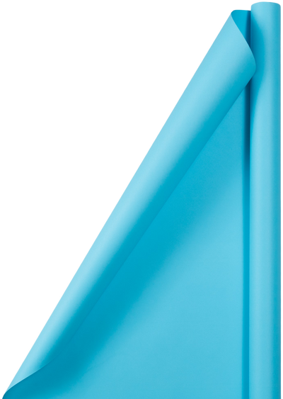Blue Matte Wrapping Paper Set (100 Sq Ft) - 4 Rolls