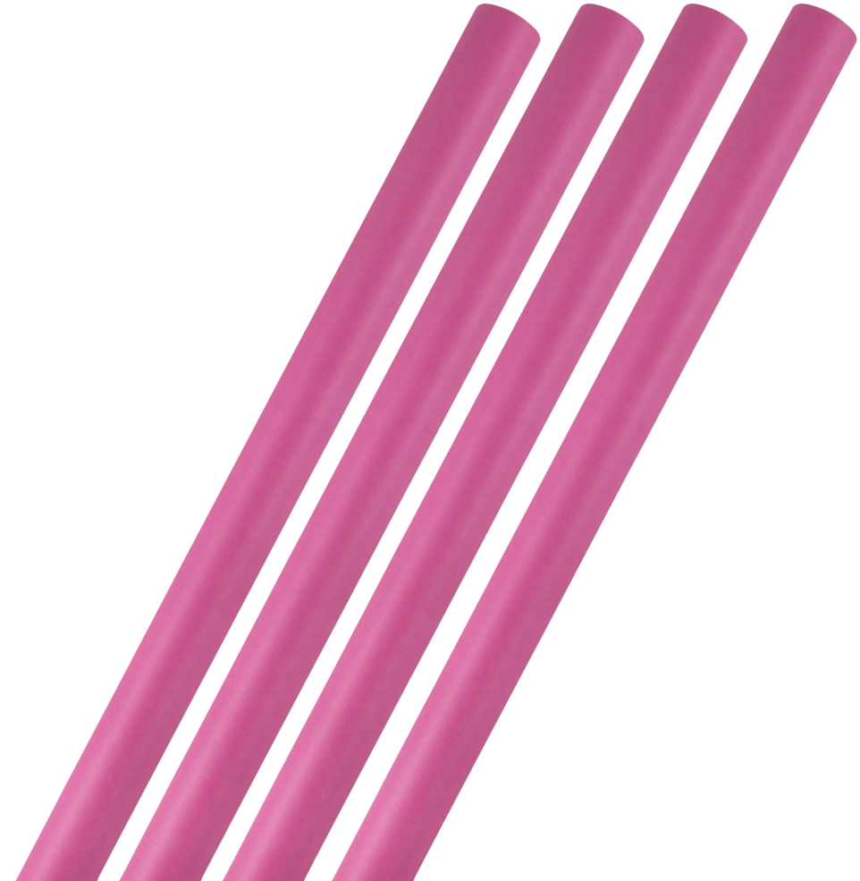 Fuchsia Pink Matte Wrapping Paper Set (100 Sq Ft) - 4 Rolls