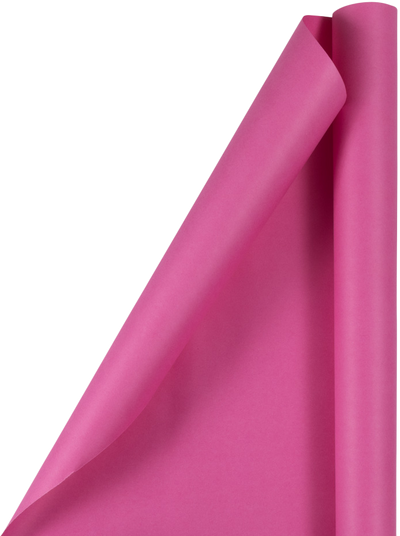 Fuchsia Pink Matte Wrapping Paper Set (100 Sq Ft) - 4 Rolls