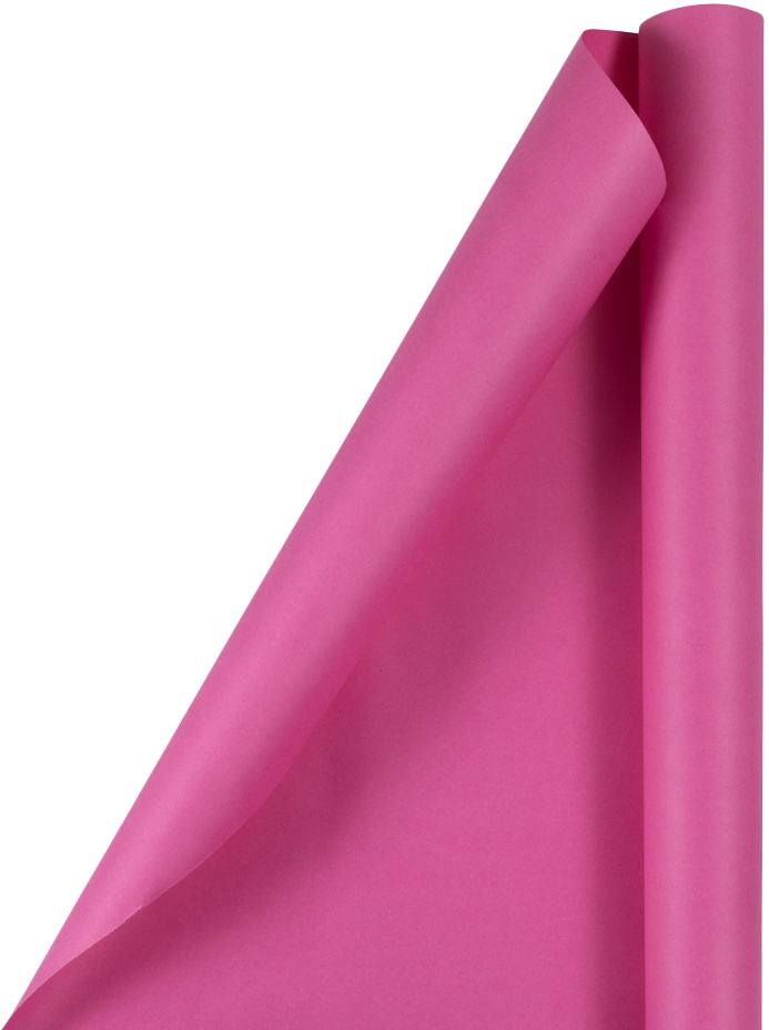 Fuchsia Pink Matte Wrapping Paper Set (100 Sq Ft) - 4 Rolls