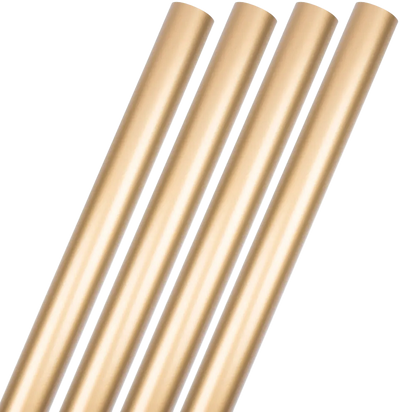 Gold Matte Wrapping Paper Set (100 Sq Ft) - 4 Rolls