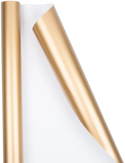 Gold Matte Wrapping Paper Set (100 Sq Ft) - 4 Rolls