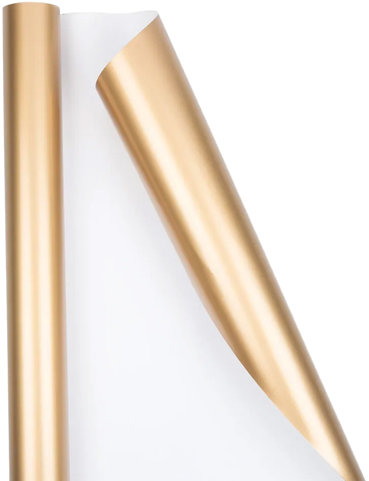 Gold Matte Wrapping Paper Set (100 Sq Ft) - 4 Rolls