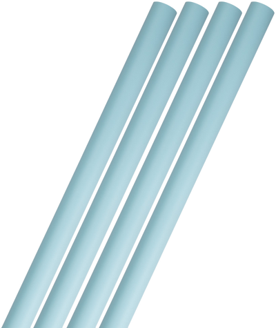Baby Blue Matte Wrapping Paper Set (100 Sq Ft) - 4 Rolls