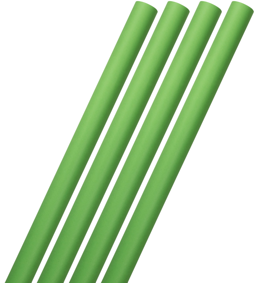 Lime Green Matte Wrapping Paper Set (100 Sq Ft) - 4 Rolls