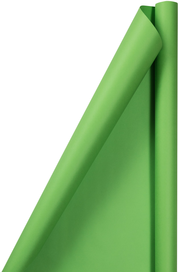 Lime Green Matte Wrapping Paper Set (100 Sq Ft) - 4 Rolls