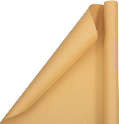 Natural Matte Wrapping Paper Set (100 Sq Ft) - 4 Rolls