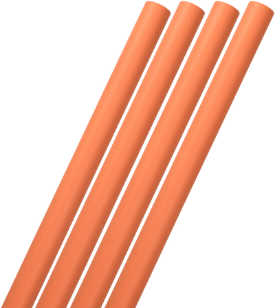 Orange Matte Wrapping Paper Set (100 Sq Ft) - 4 Rolls
