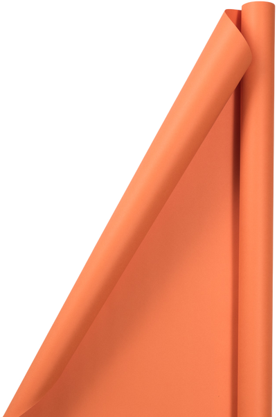 Orange Matte Wrapping Paper Set (100 Sq Ft) - 4 Rolls