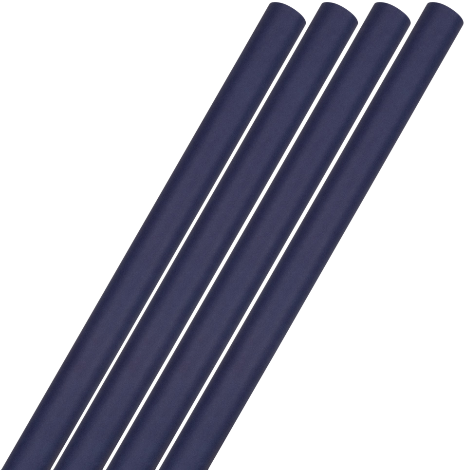 Presidential Blue Matte Wrapping Paper Set (100 Sq Ft) - 4 Rolls