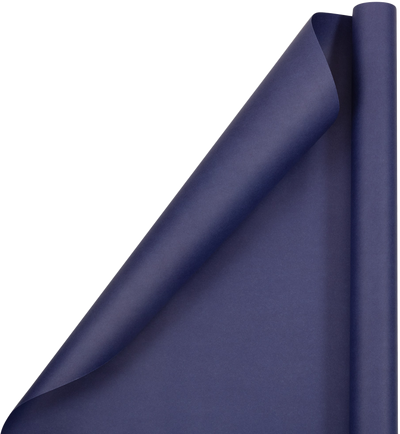 Presidential Blue Matte Wrapping Paper Set (100 Sq Ft) - 4 Rolls